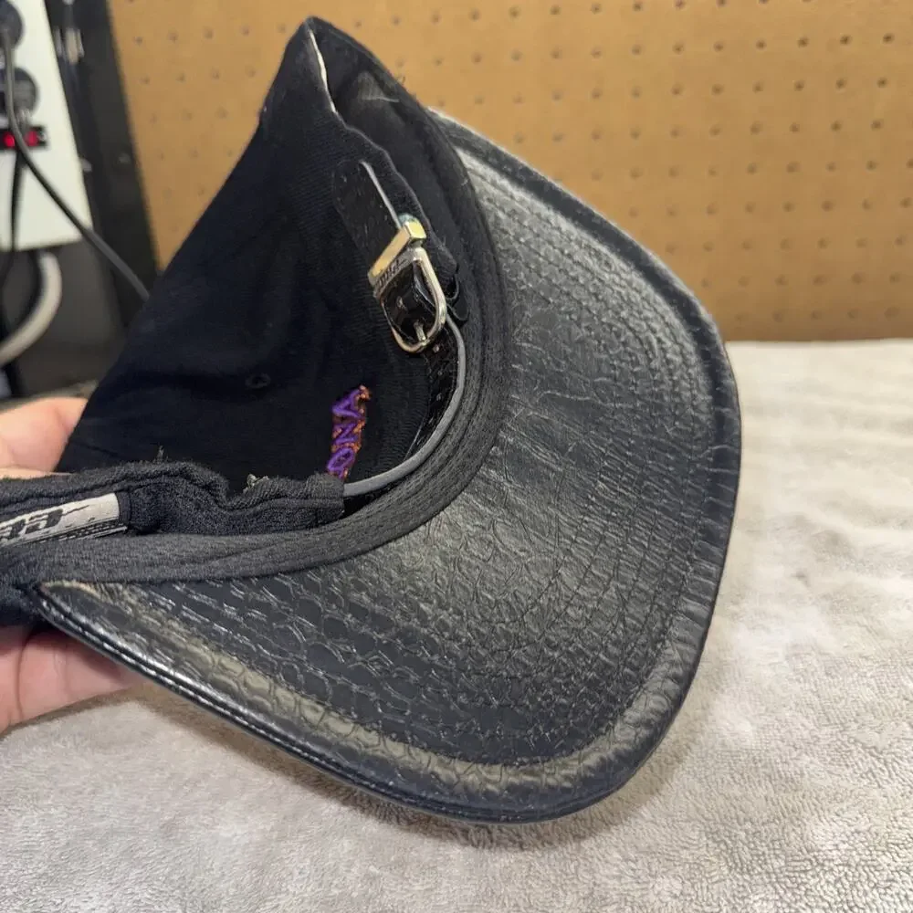 Arizona Diamond Back Pro Standard Cooperstown black leather brim hat cap